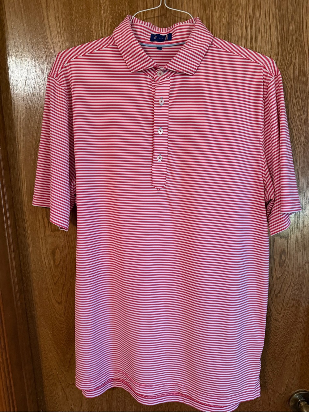 Stitch four button golf polo